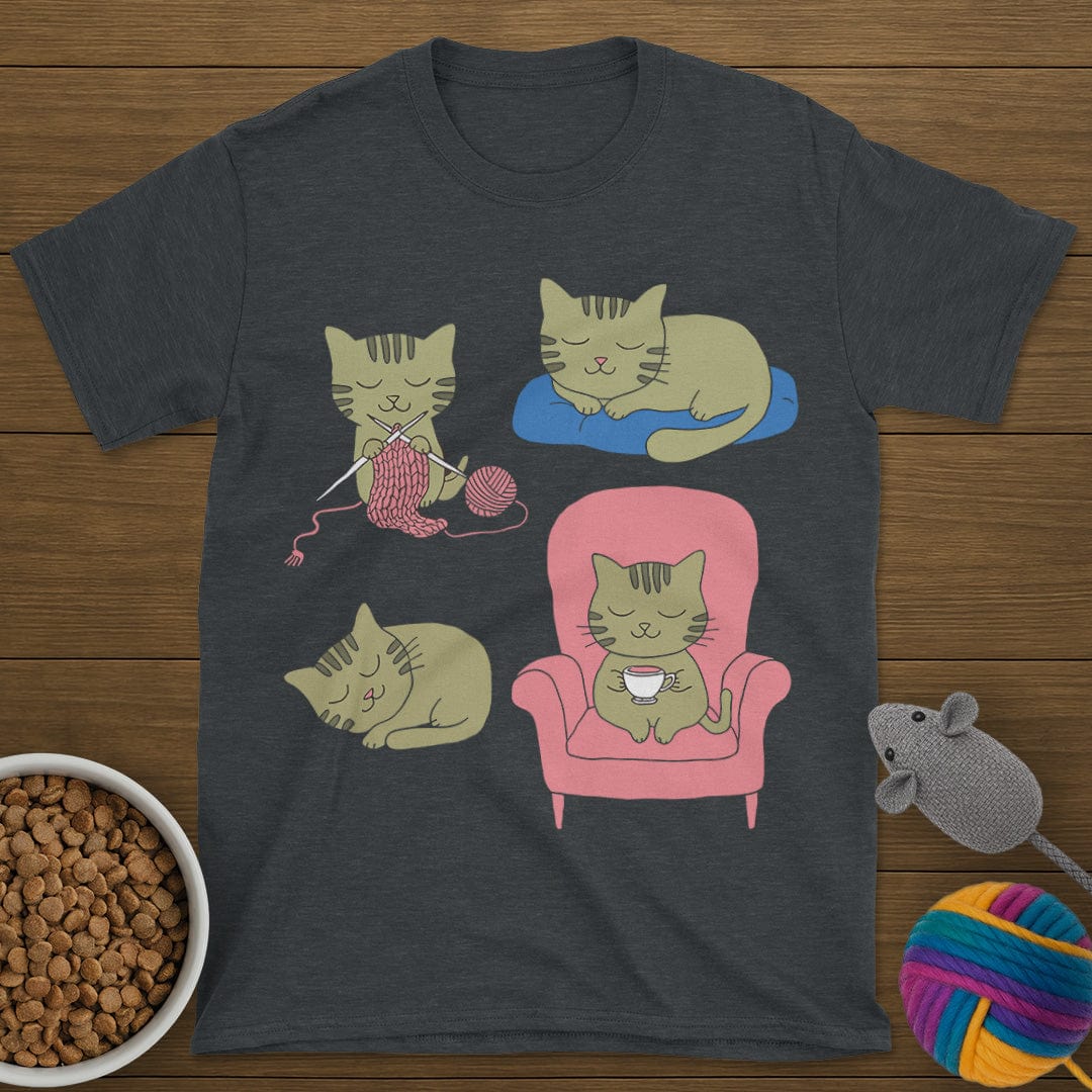 4 Cozy Cats T-Shirt