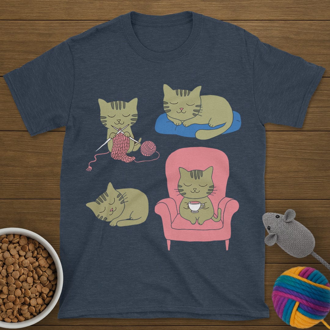4 Cozy Cats T-Shirt