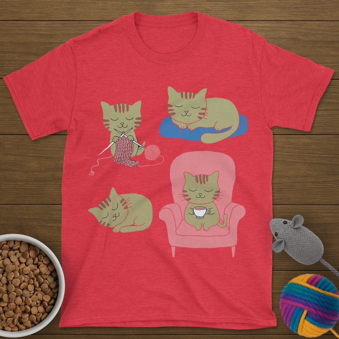 4 Cozy Cats T-Shirt