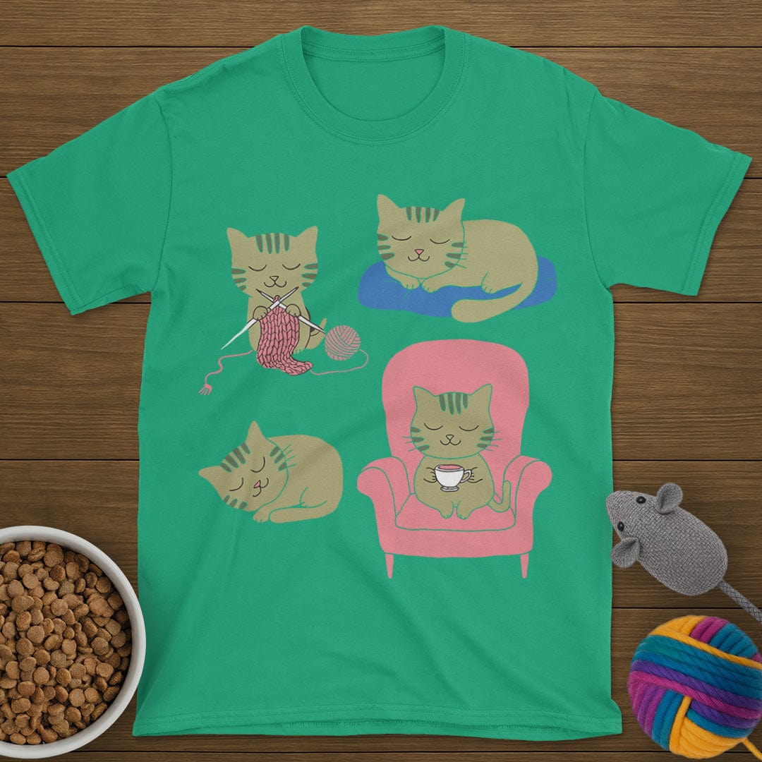 4 Cozy Cats T-Shirt