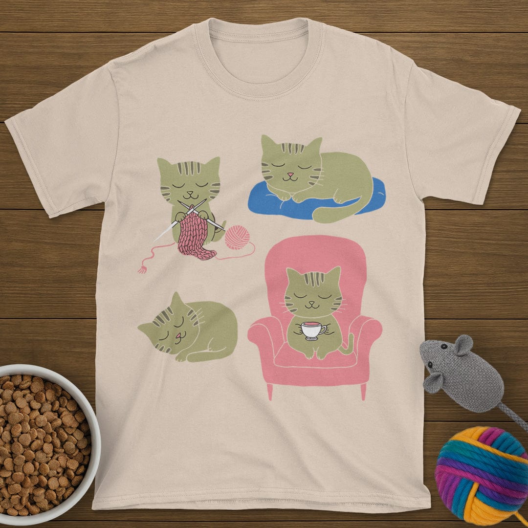 4 Cozy Cats T-Shirt