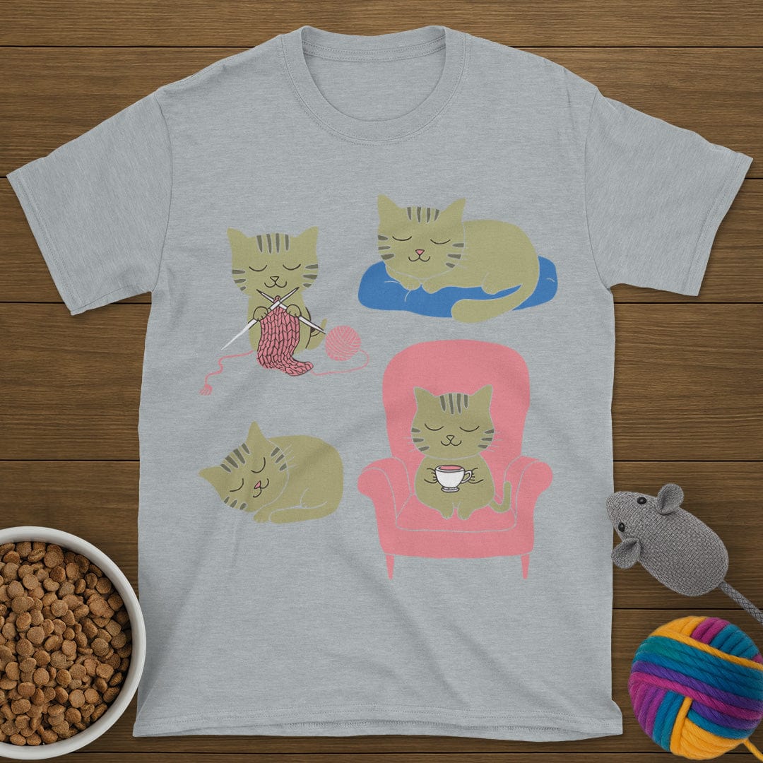 4 Cozy Cats T-Shirt