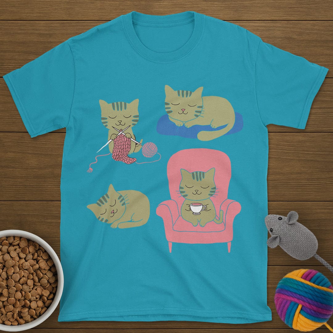 4 Cozy Cats T-Shirt