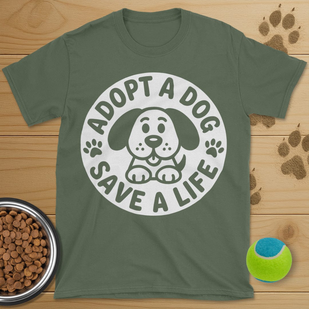 Adopt A Dog Save A Life T-Shirt