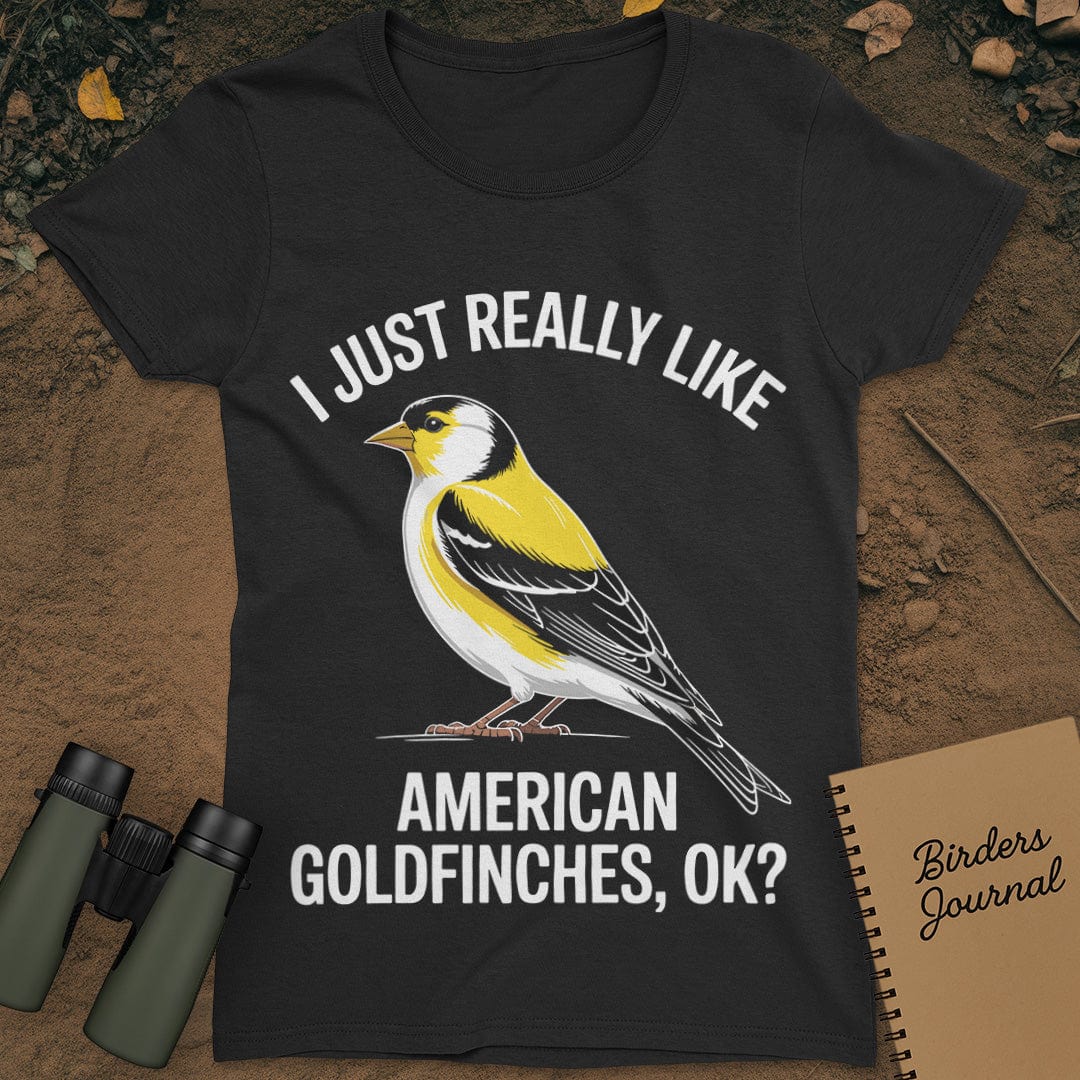 American Goldfinches T-Shirt Womens