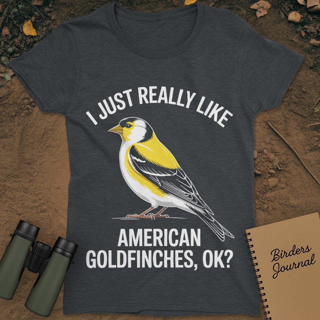 American Goldfinches T-Shirt Womens
