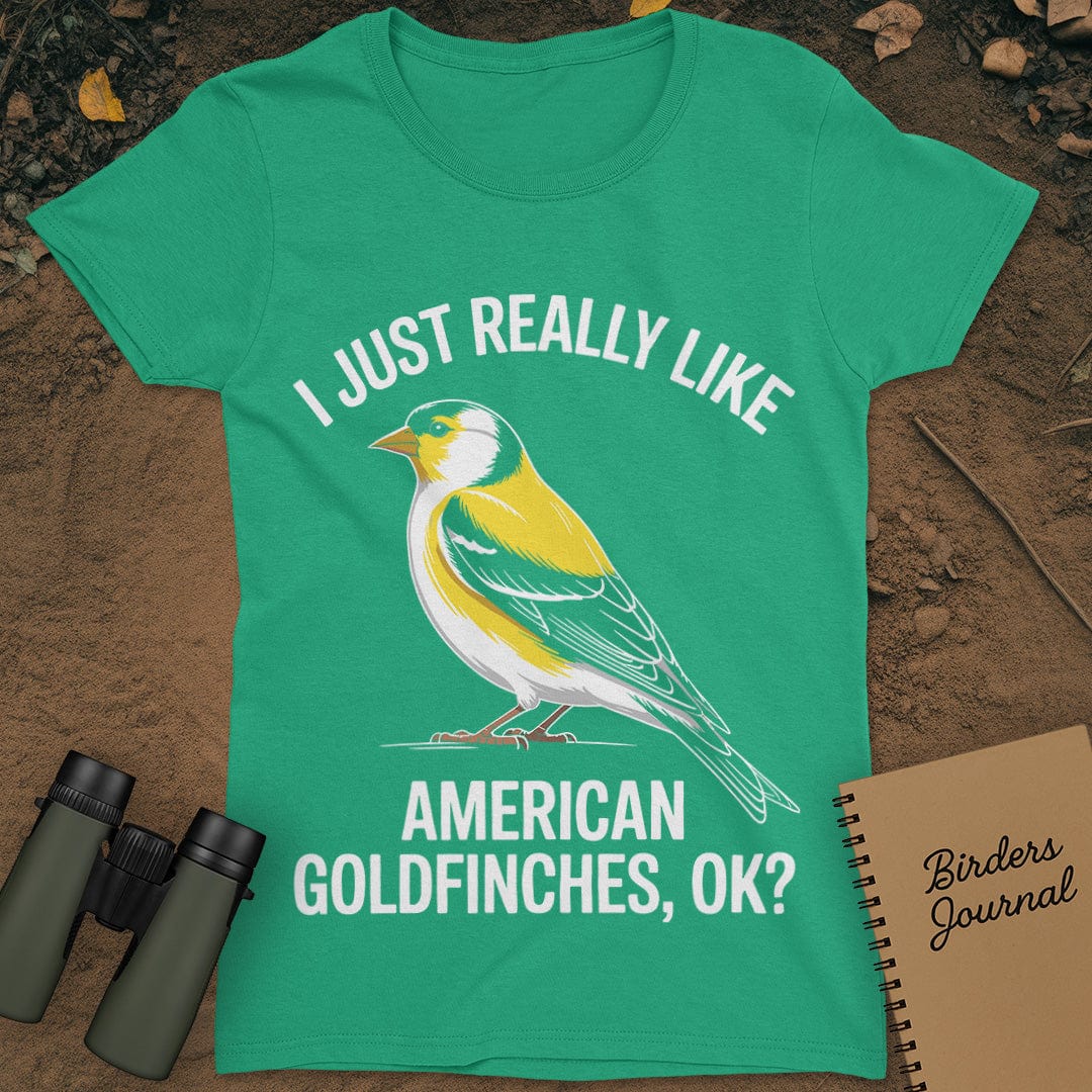 American Goldfinches T-Shirt Womens