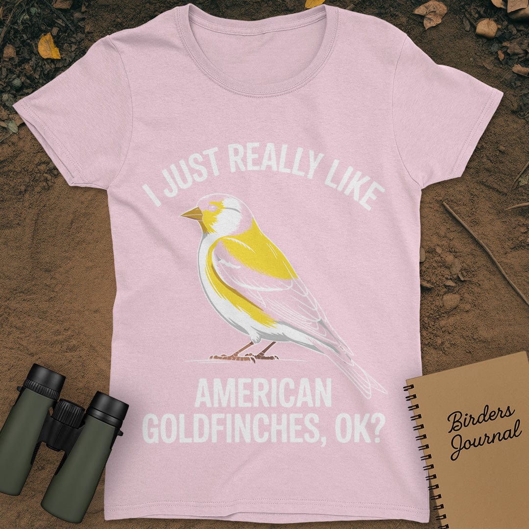 American Goldfinches T-Shirt Womens