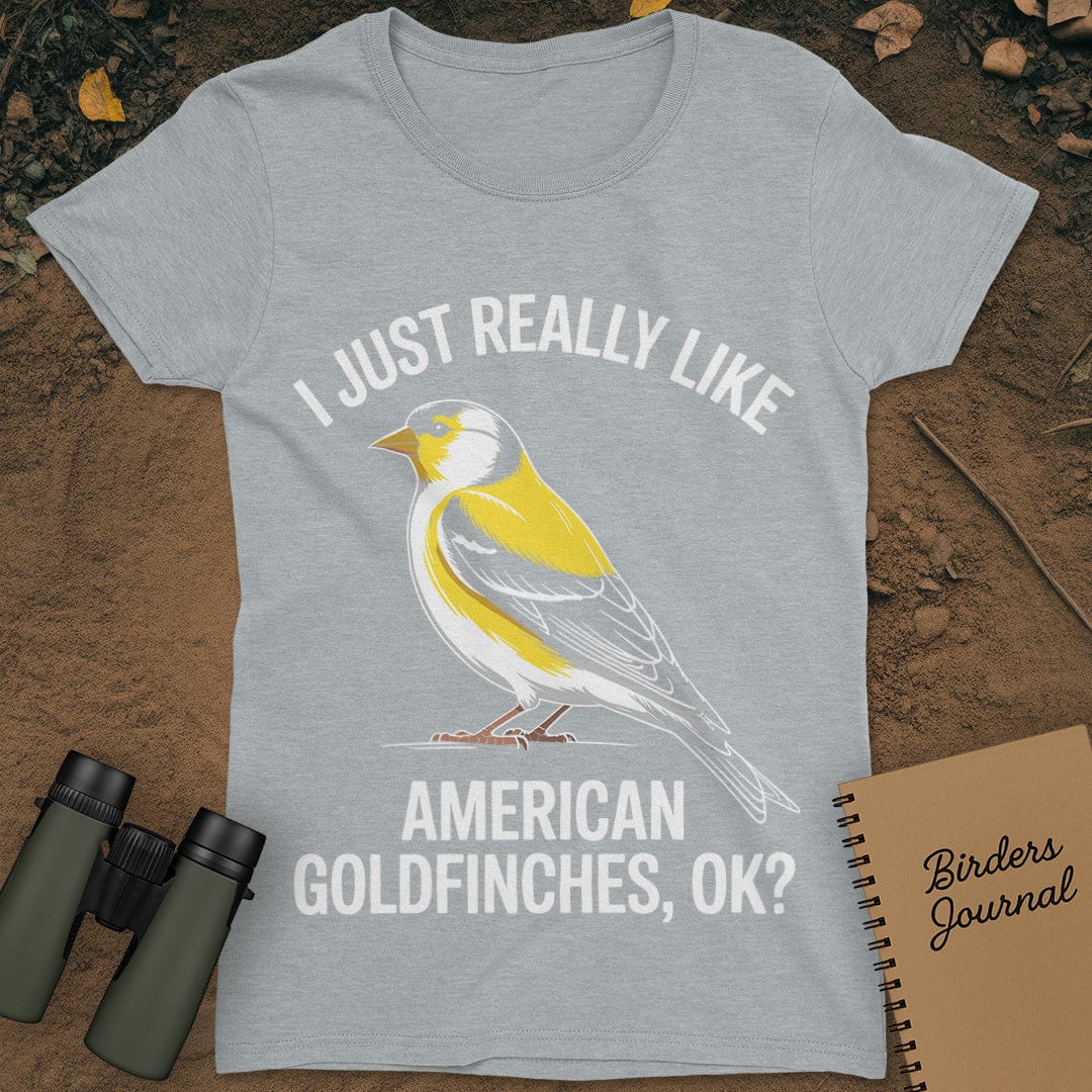 American Goldfinches T-Shirt Womens