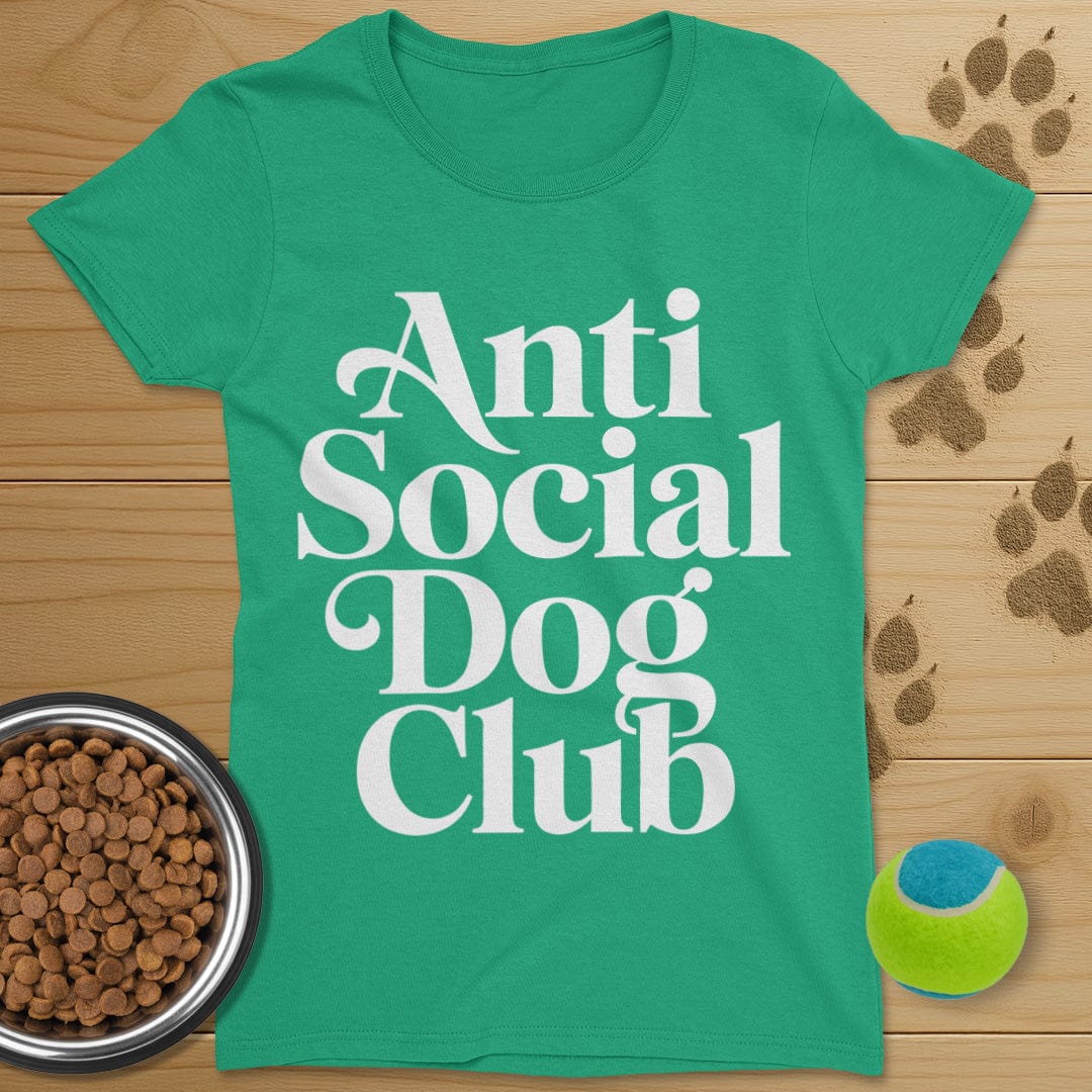 Anti Social Dog Club T-Shirt-Womens