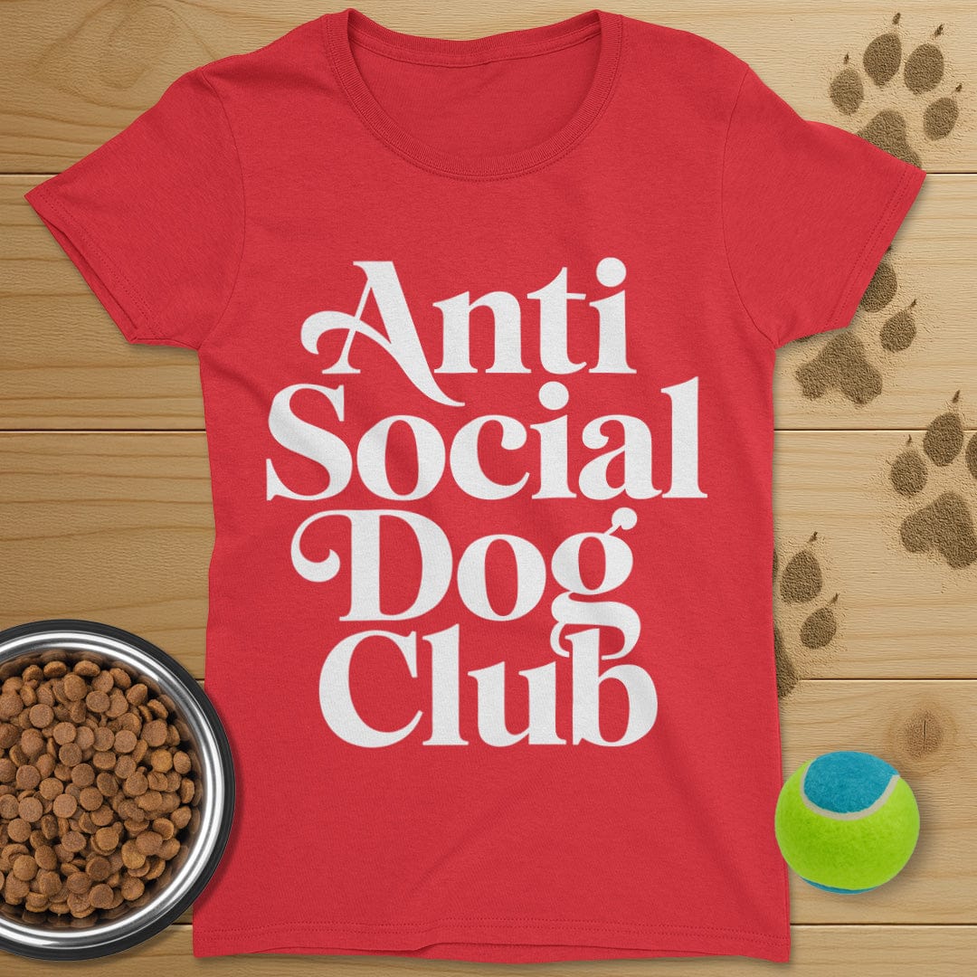 Anti Social Dog Club T-Shirt-Womens