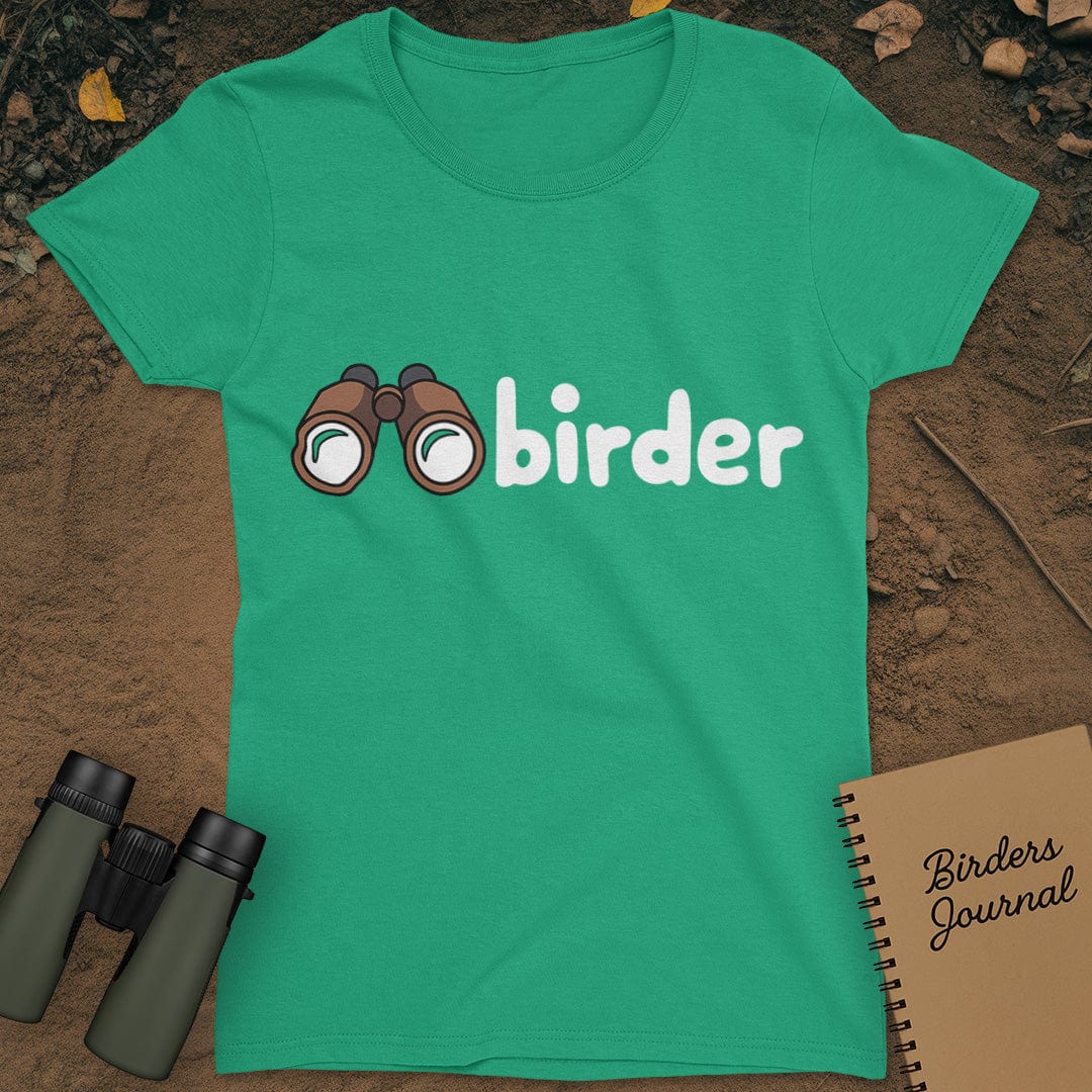 Birder Birdwatching T-Shirt Womens