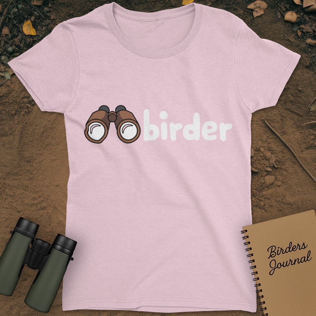 Birder Birdwatching T-Shirt Womens