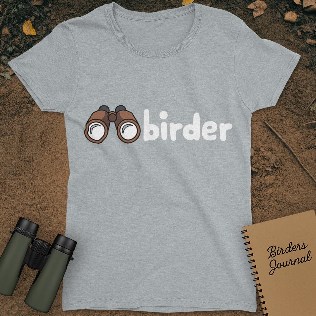 Birder Birdwatching T-Shirt Womens