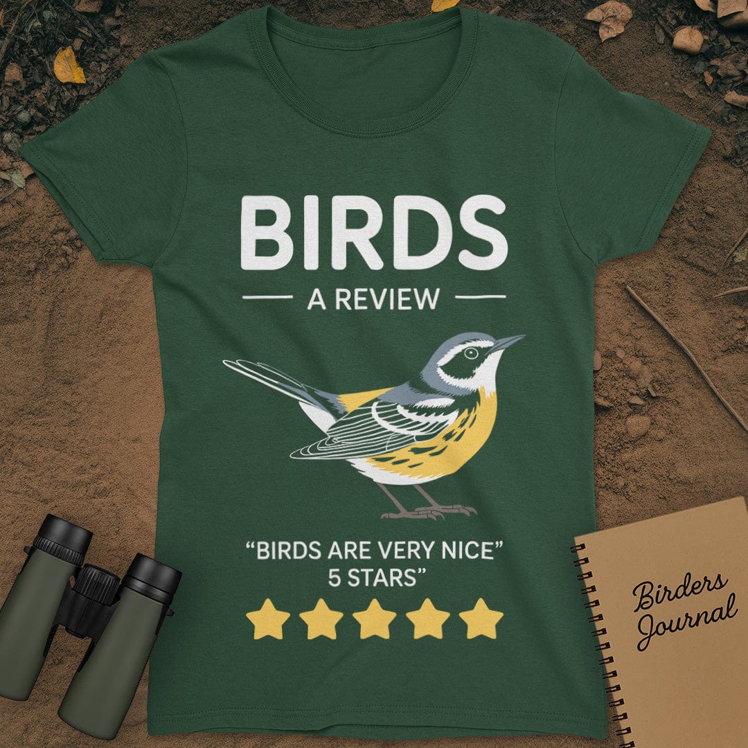 Birds Review T-Shirt Womens