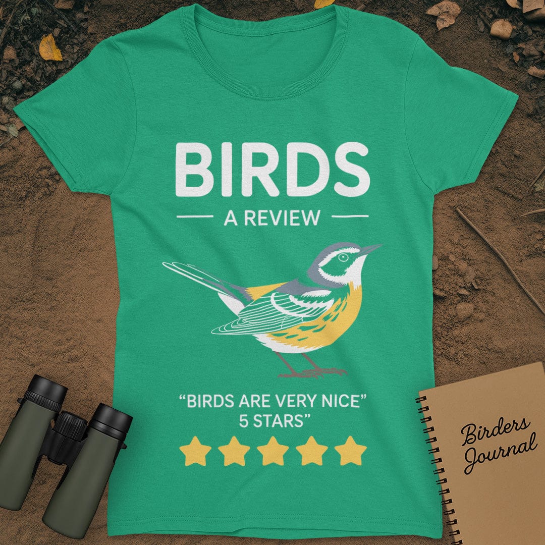 Birds Review T-Shirt Womens