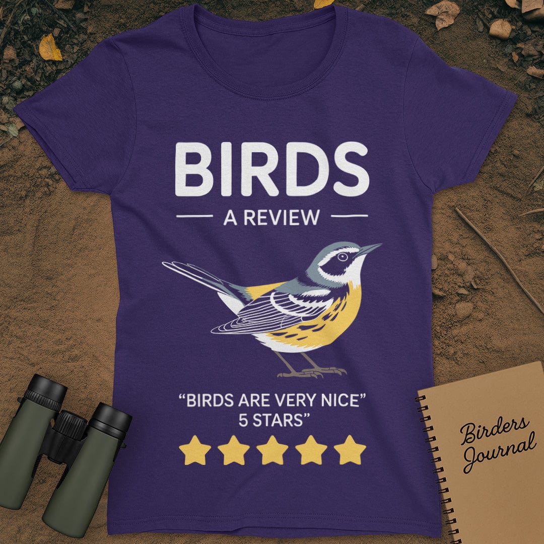 Birds Review T-Shirt Womens