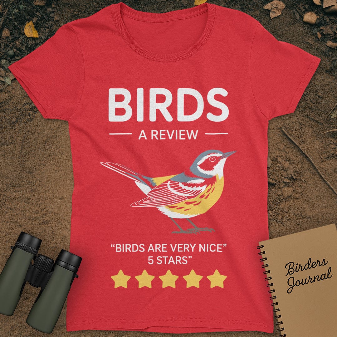Birds Review T-Shirt Womens