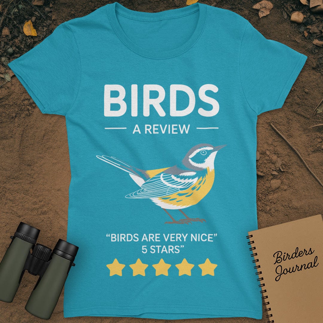 Birds Review T-Shirt Womens