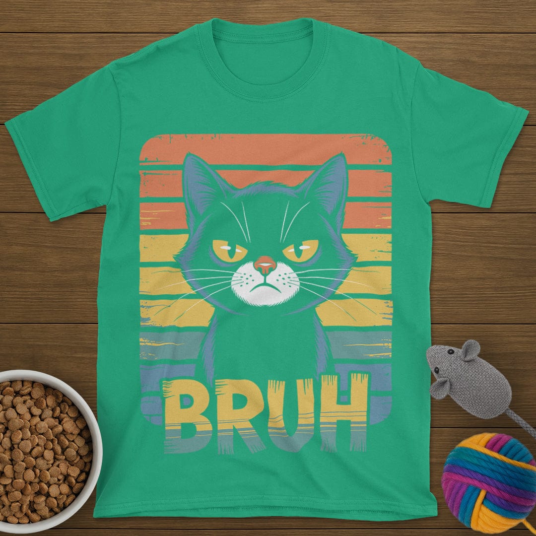 Bruh Vintage Cat T-Shirt