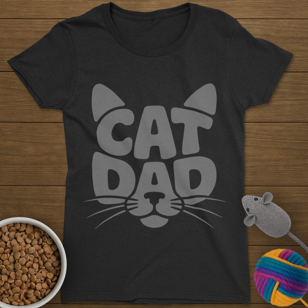 Cat Dad T-Shirt Womens