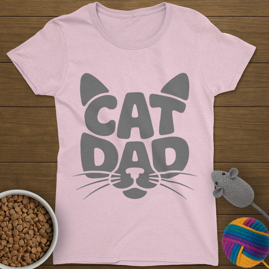 Cat Dad T-Shirt Womens