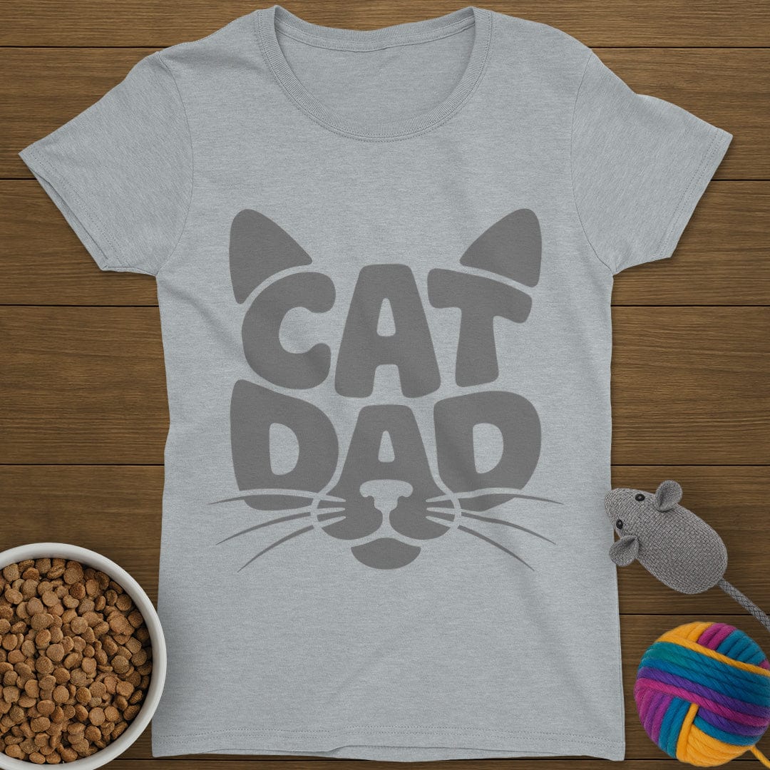Cat Dad T-Shirt Womens