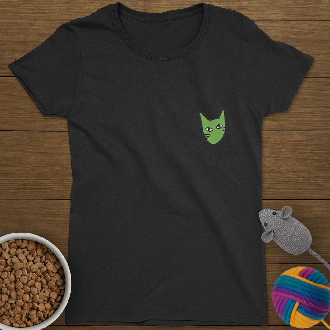 Cat Head T-Shirt Womens