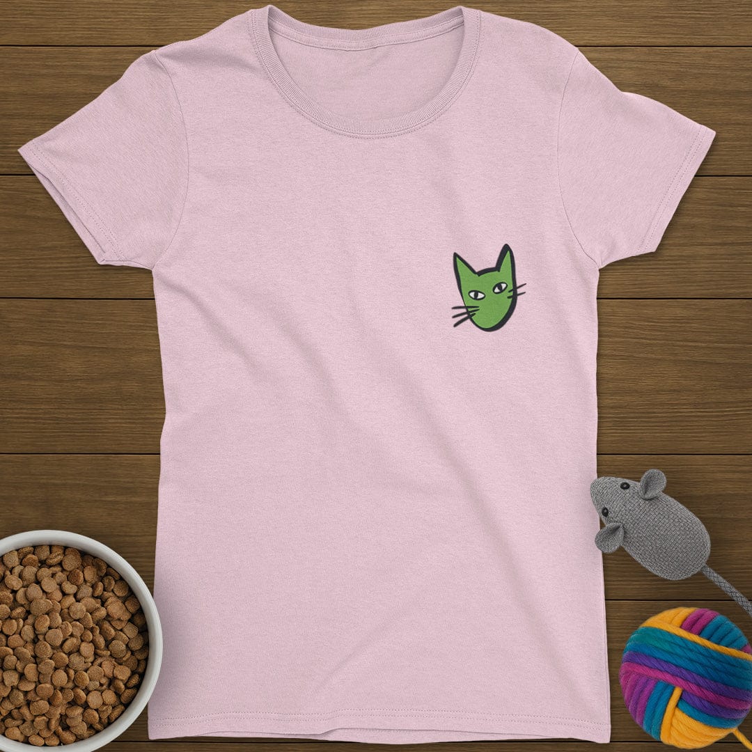 Cat Head T-Shirt Womens