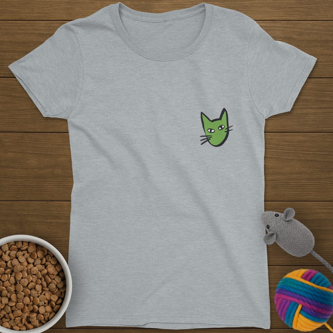 Cat Head T-Shirt Womens