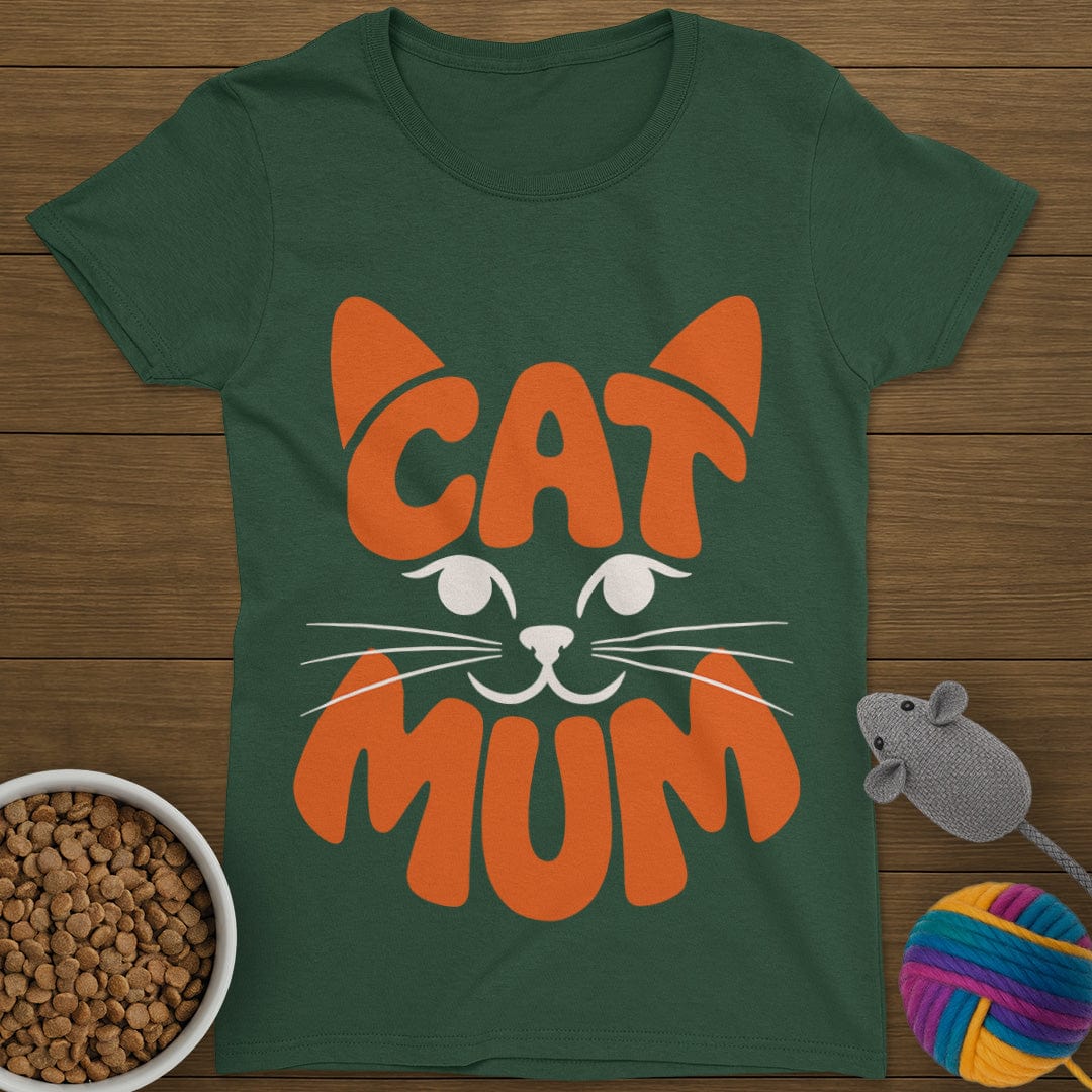Cat Mum T-Shirt Womens