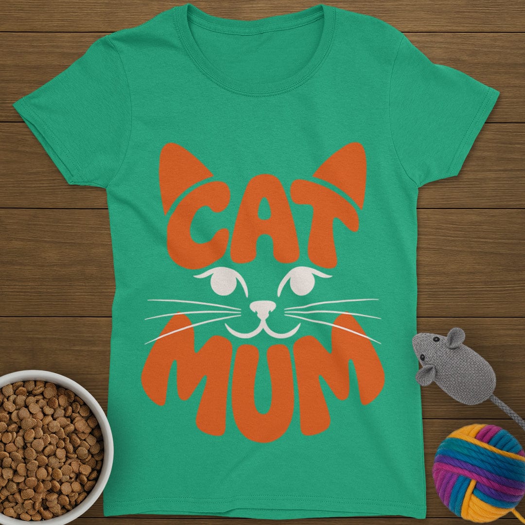 Cat Mum T-Shirt Womens
