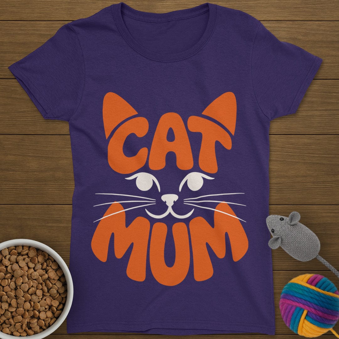 Cat Mum T-Shirt Womens