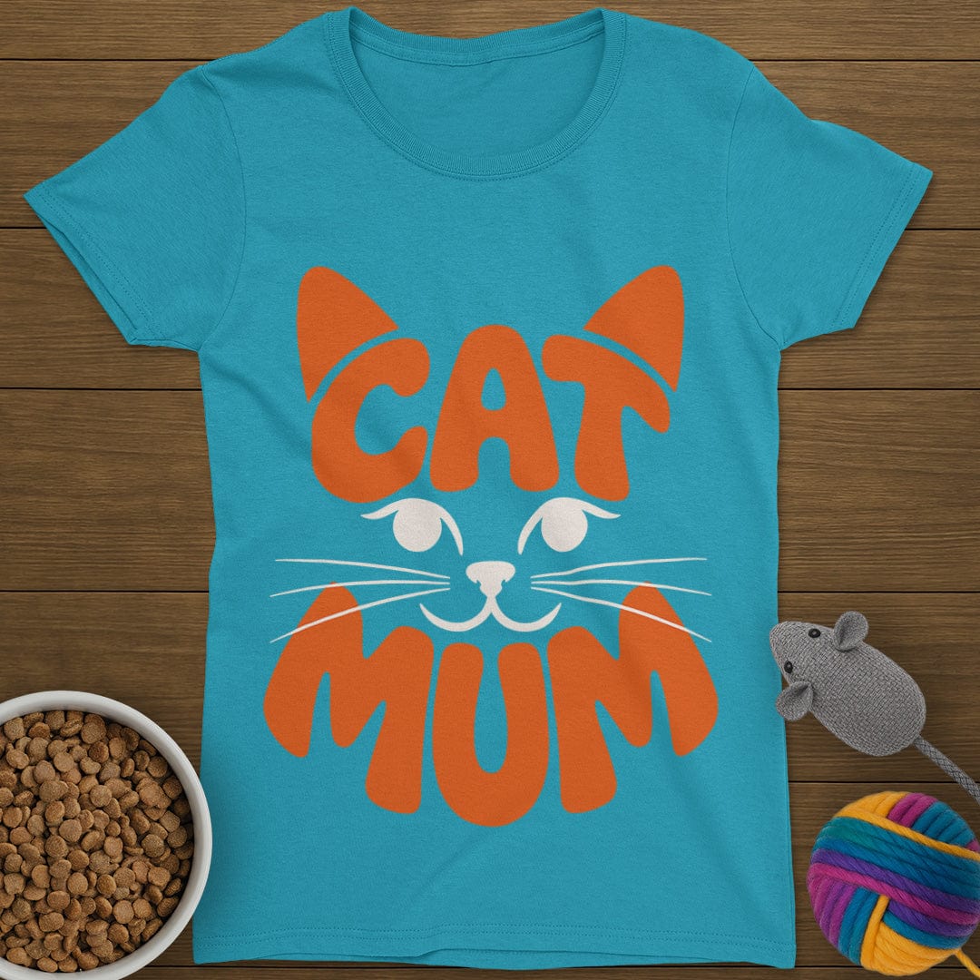 Cat Mum T-Shirt Womens