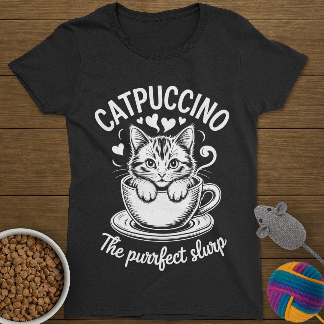 Catpuccino Cat T-Shirt Womens