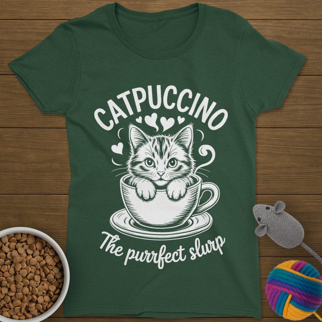 Catpuccino Cat T-Shirt Womens