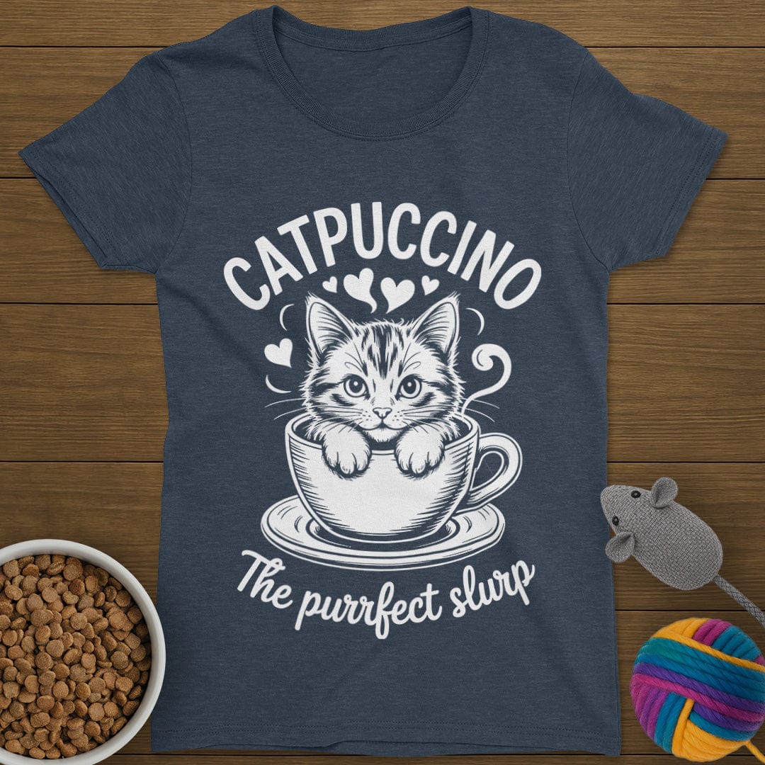 Catpuccino Cat T-Shirt Womens