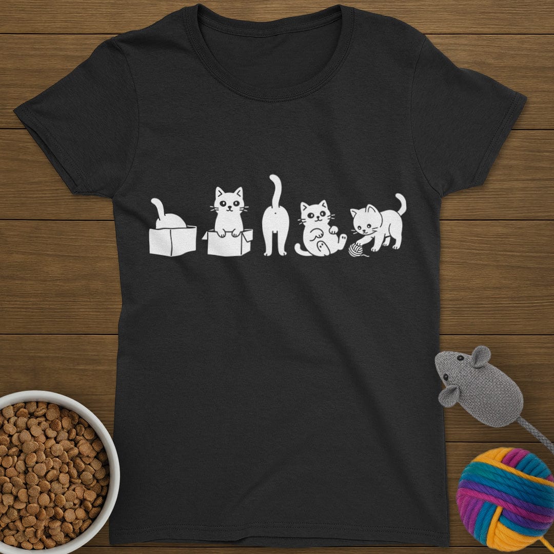 Cats Being Cats T-Shirt Womens