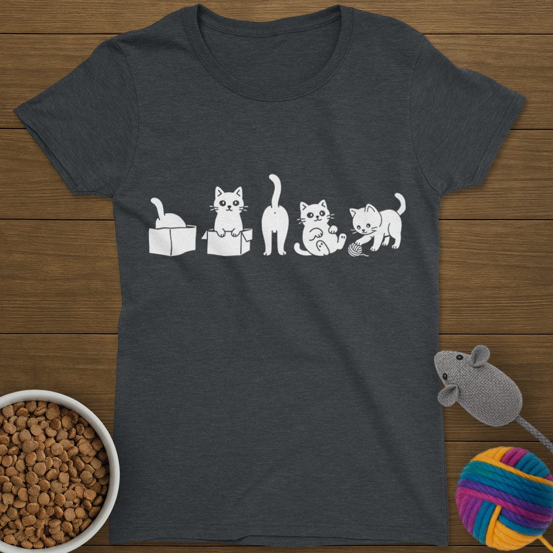 Cats Being Cats T-Shirt Womens