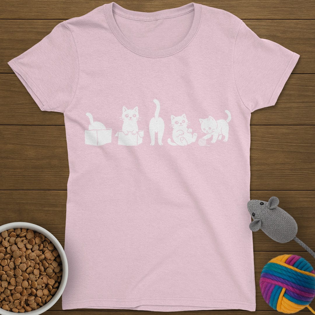 Cats Being Cats T-Shirt Womens