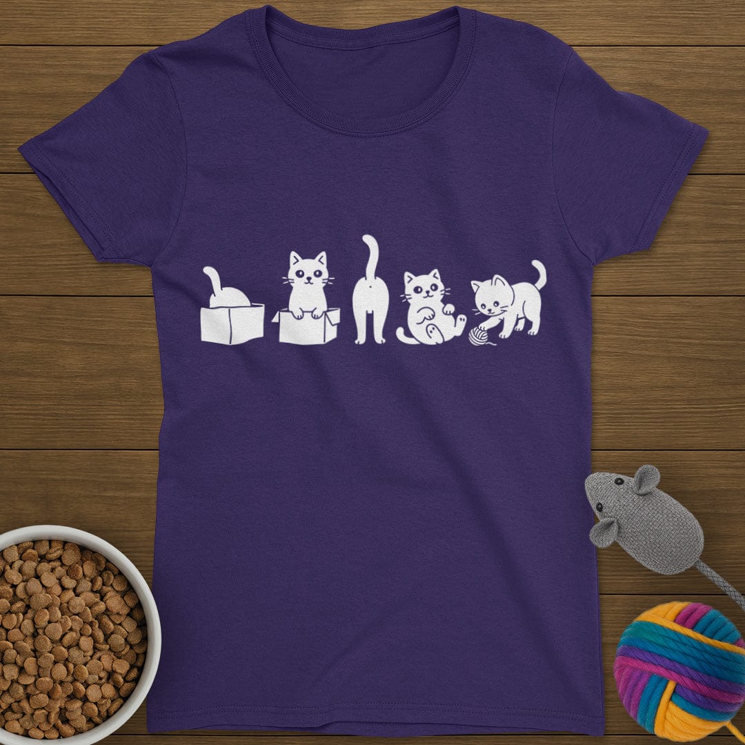 Cats Being Cats T-Shirt Womens