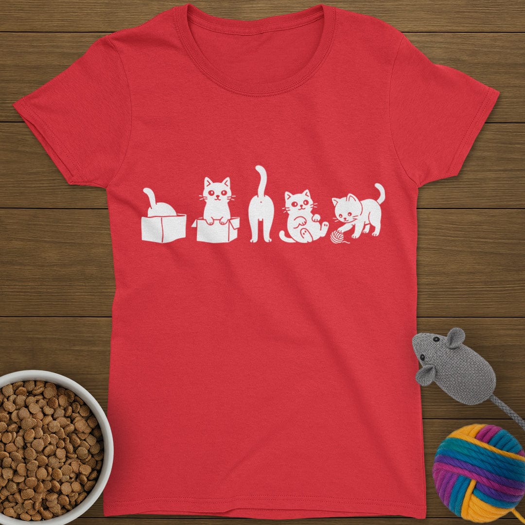 Cats Being Cats T-Shirt Womens