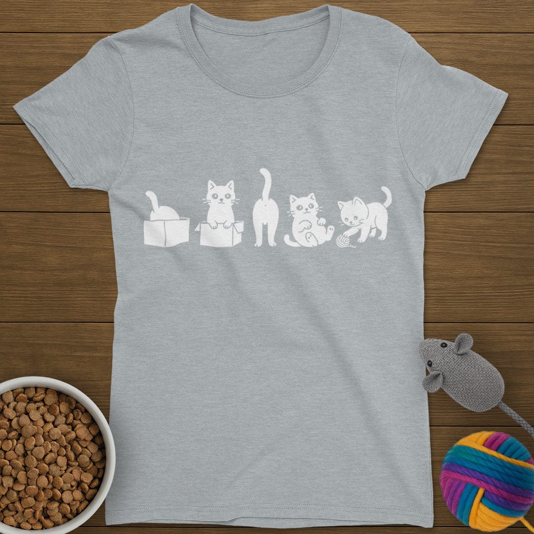 Cats Being Cats T-Shirt Womens