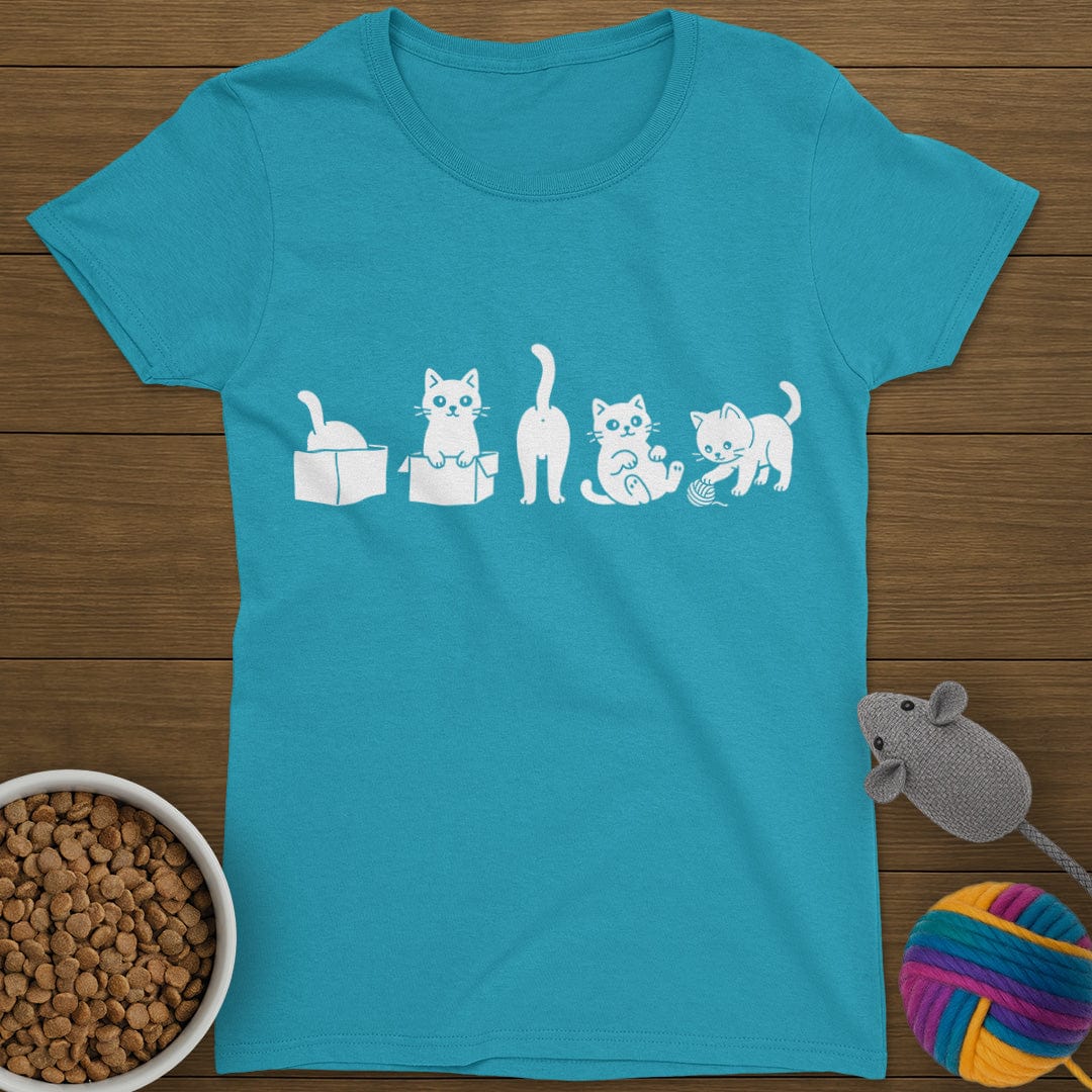 Cats Being Cats T-Shirt Womens