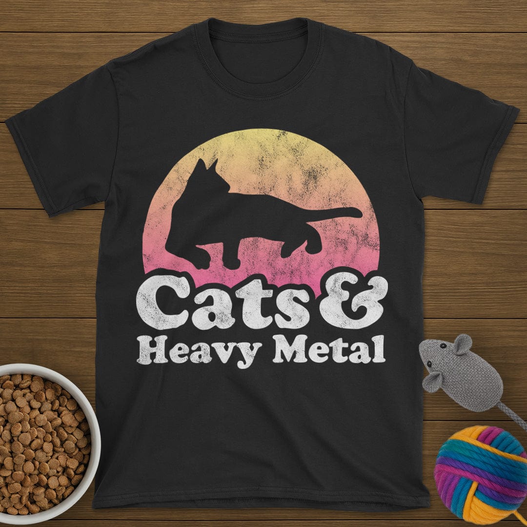 Cats and Heavy Metal T-Shirt