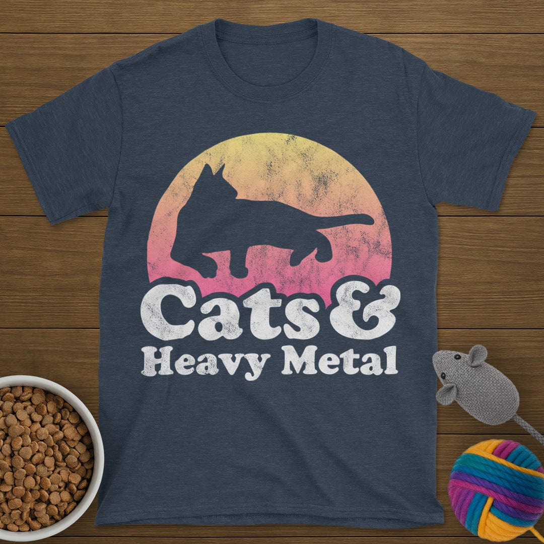 Cats and Heavy Metal T-Shirt