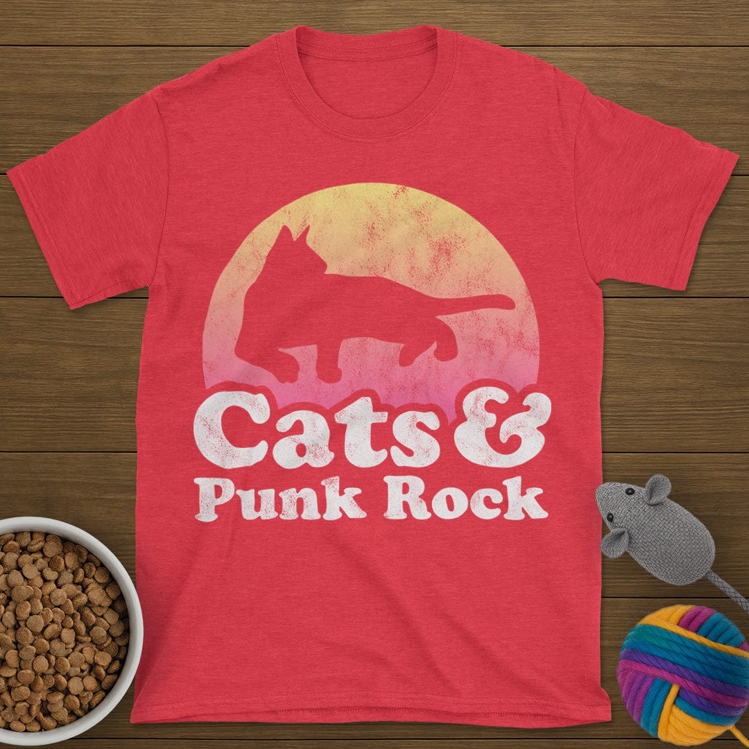 Cats and Punk Rock T-Shirt