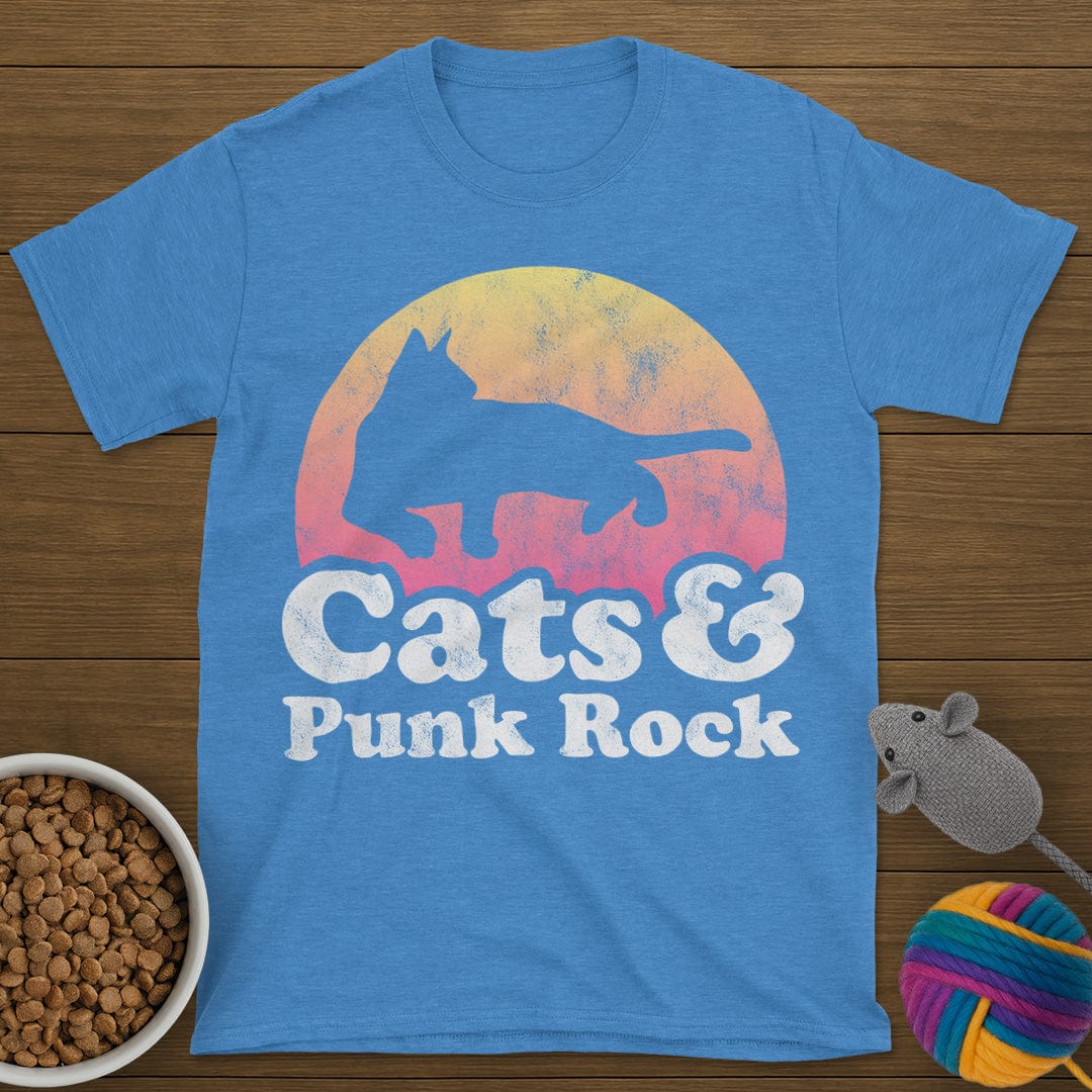 Cats and Punk Rock T-Shirt