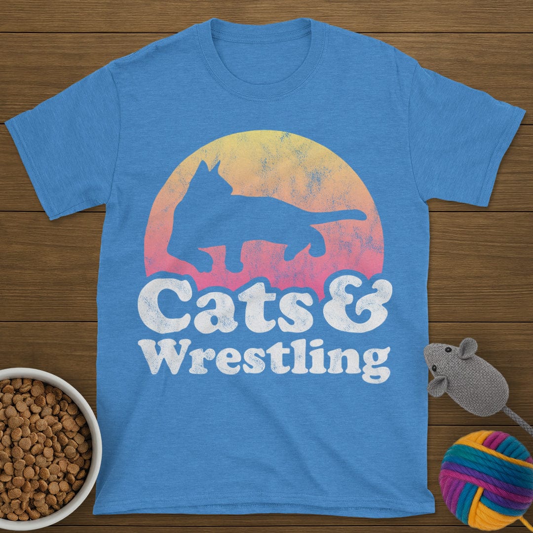 Cats and Wrestling T-Shirt