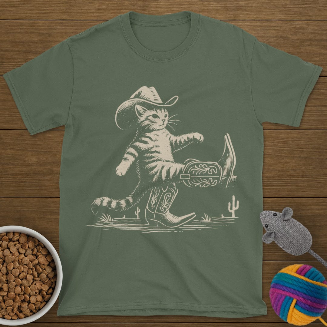Cowboy Boots Cat T-Shirt